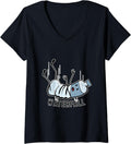Womens Waterfall Food Pun Maker V-Neck Apparel | Trending 2025 | Aesthetic Fit