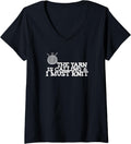 Womens Funny yarn is calling i must knit yarn embroidery crochet V-Neck Yarn Supply | High Search Volume | High CTR T...