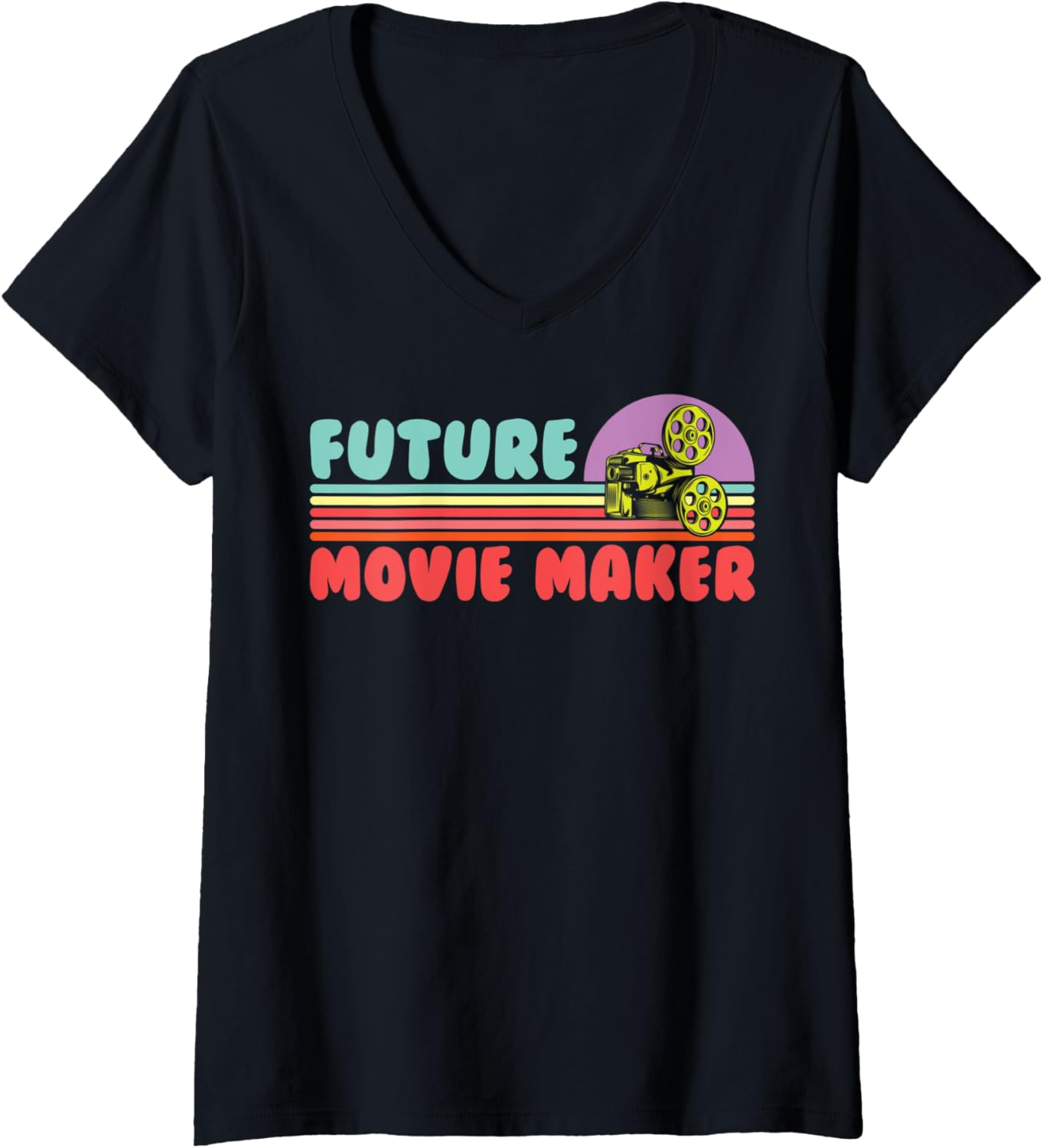Womens Young Movie Makers Directors Future Movie Maker Movie Makers V-Neck Apparel | Trending 2025 | Comfort Daily Wear
