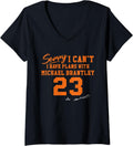 Sorry I Can't I Have Plans with Michael Brantley Houston V-Neck Apparel | Everyday Casual Wear