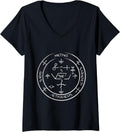 Womens Archangel Michael Sigil - Seal of Archangel Michael V-Neck Apparel | Everyday Casual Wear