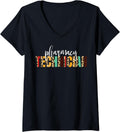 Womens Pharmacy Technician Cheetah Print Cute Assistant Pharmacist V Neck Apparel Premium Print Fan Favorite