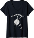 Funny Yarnologist Crochet Yarn Knitting Lover V-Neck Yarn Supply | High Search Volume | Customer Favorite
