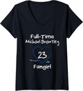 Womens Full-time Fangirl Michael Brantley Houston MLBPA V-Neck Apparel | Trending 2025