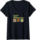 Womens Blessed are the Piece makers Quilting Squares Gift V-Neck Apparel | Trending 2025 | Must-Have Style
