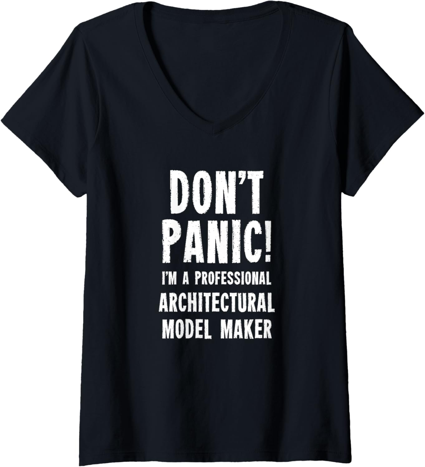 Womens Architectural Model Maker V-Neck Apparel | Premium Quality | Aesthetic Fit