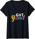 Crocheting Knitting Yarn Lover Got Yarn V-Neck Yarn Supply | High Search Volume | Customer Favorite