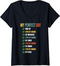 Womens Bracelet Earring Necklace Making Jewelry Maker's Perfect Day V-Neck Apparel | Trending 2025 | Must-Have Style
