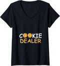 Womens Cookie Dealer Cookie Maker V-Neck Apparel | Trending 2025 | Aesthetic Fit