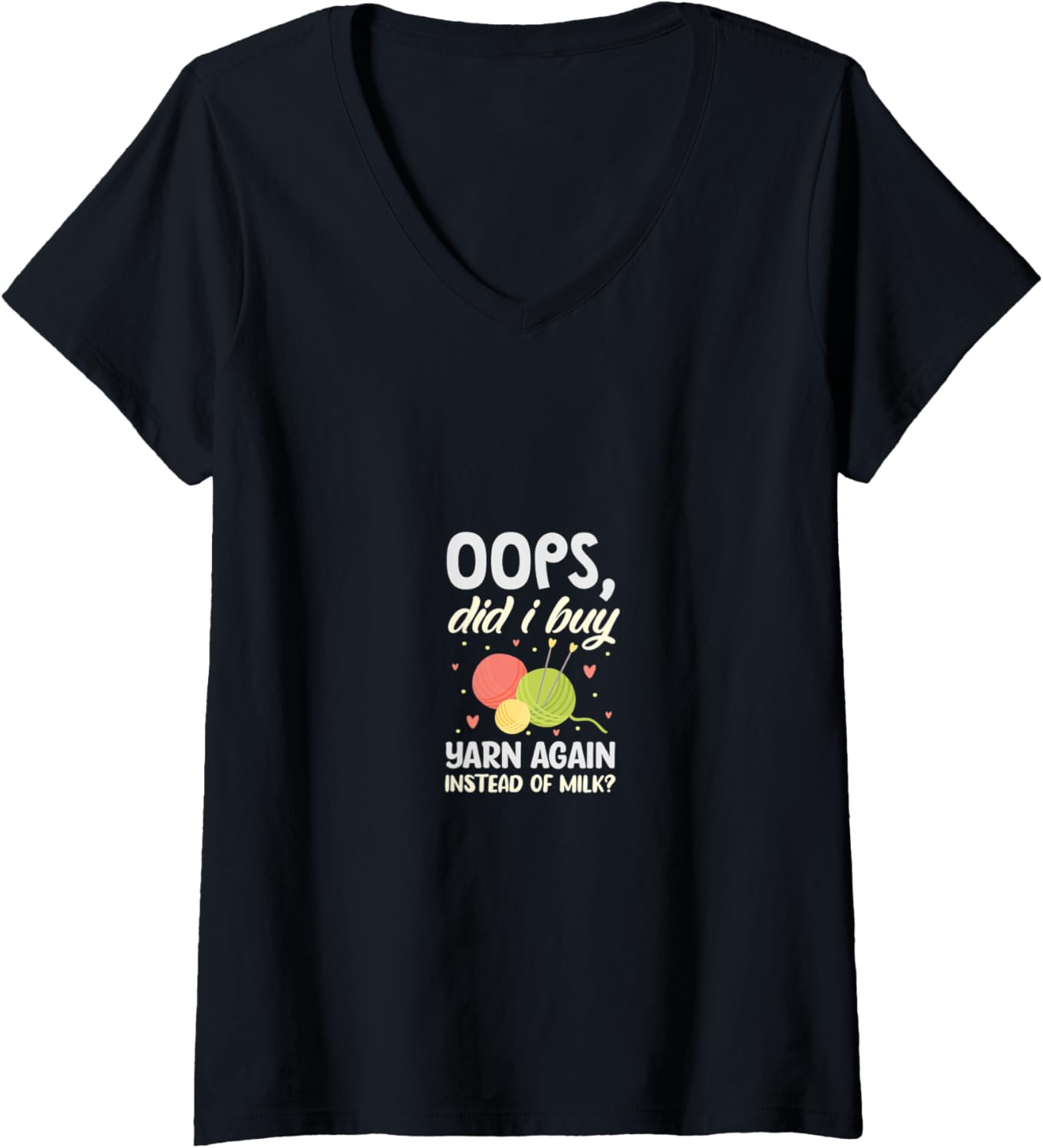 Womens knitting - Buy more Yarn V-Neck Yarn Supply | Trending 2025 | Perfect for Crafters