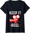 Womens Cinematographers Film Makers Filmmakers Keep It Reel V-Neck Apparel | Best Seller Pick | Must-Have Style