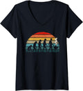 Womens BBQ Evolution Barbecue Grilling BBQ Eater Maker Barbecue V-Neck Apparel | Best Seller Pick | Perfect Gift Idea