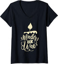 Womens Master of wax for a Candle Makers Candle Making Candles V-Neck Apparel | Premium Quality | Aesthetic Fit