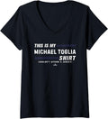 Womens This Is My Shirt for Michael Toglia Colorado Baseball MLBPA V-Neck T-Shirt | Everyday Casual Wear