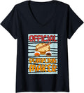 Officially Dumpling Maker Cooking Chef V-Neck Apparel | High Search Volume | Aesthetic Fit