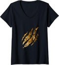 Womens Leopard Cheetah Tiger Leopard Face Lion Cat Apparel V Neck Apparel Trending US Gift Ready