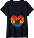 Womens Love Yarn Knitting Crochet Fiber Arts Pride LGBTQ V-Neck Yarn Supply | Premium Quality | Perfect for Crafters
