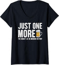 Womens Just one more beer the biggest lie in modern history V-Neck Apparel | US Viral Style | Must-Have Style