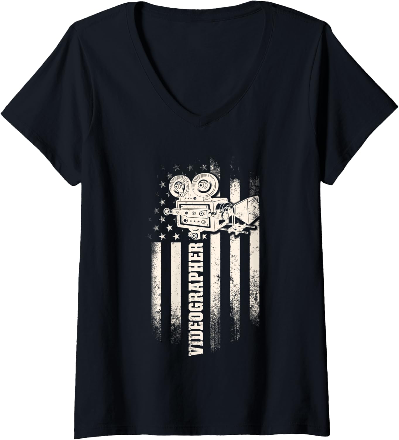 Womens Videographer Set Goal Videography Filmmaker Gift V-Neck Apparel | Best Seller Pick | Must-Have Style