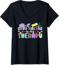 Womens Card Making Is My Therapy Card Maker Cardmaking Cardmaker V-Neck Apparel | High Search Volume | Aesthetic Fit