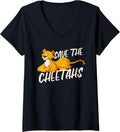 Womens Save The Cheetahs Fastest Cat Cheetah V Neck Apparel High Search Demand Everyday Wear
