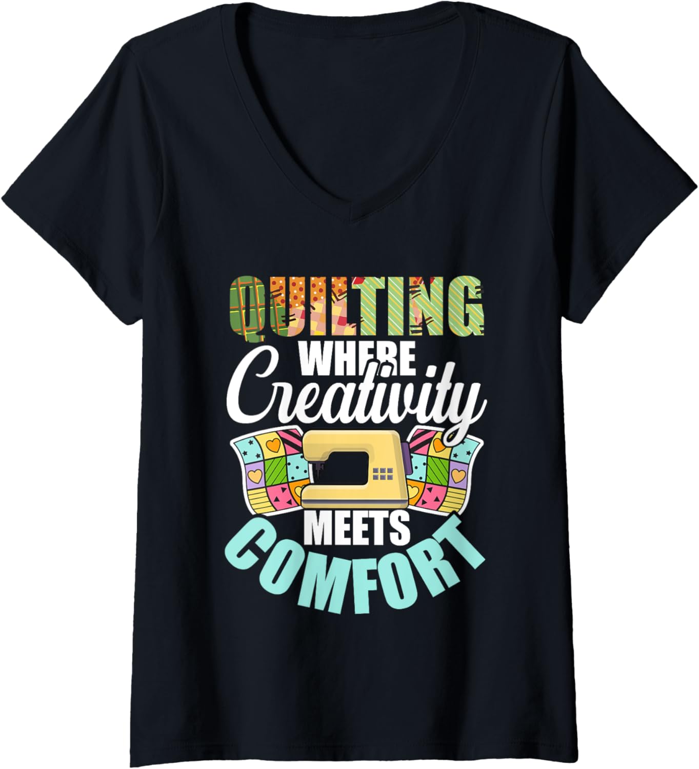 Womens Quilting Patterns Sewing Machine Knitter Yarn V-Neck Yarn Supply | Trending 2025 | Perfect for Crafters
