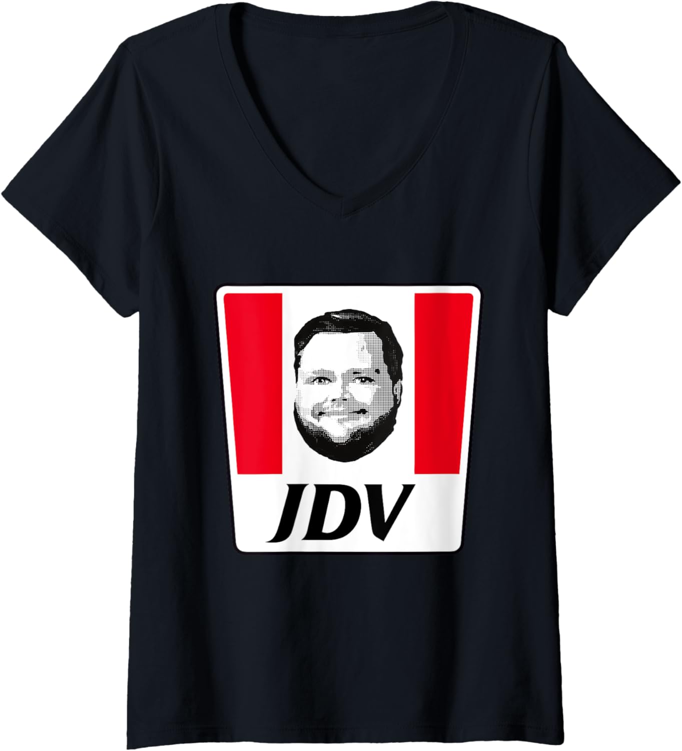 Womens Baby Vance JDV Fat Vance JD Meme V-Neck Apparel | US Viral Style