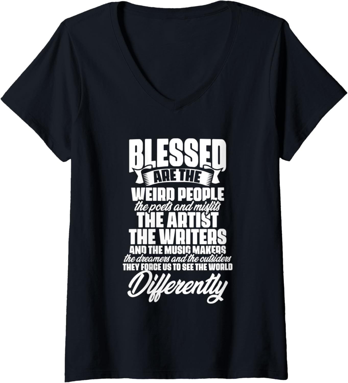Womens The Writers and Music Makers for an Artist V-Neck Apparel | US Viral Style | Comfort Daily Wear