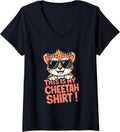Womens Cheetah Lover This Is My Cheetah Cheetah Kids V Neck Apparel Viral TikTok Find Fan Favorite
