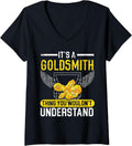 Womens It's A Goldsmith Thing You Wouldn't Understand Jewelry Maker V-Neck Apparel | Trending 2025 | Must-Have Style