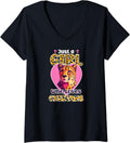 Womens Cheetah Print Just A Girl Who Loves Cheetahs V Neck Apparel Premium Print Gift Ready