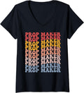 Prop Maker Groovy Retro V-Neck Apparel | High Search Volume | Perfect Gift Idea