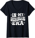 Womens in My Shenanigans Era, Mischief Maker, Prankster, Funny V-Neck Apparel | High Search Volume | Must-Have Style