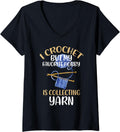 My Favorite Hobby Is Collecting Yarn Crocheting Knitting V-Neck Yarn Supply | Premium Quality | High CTR Title