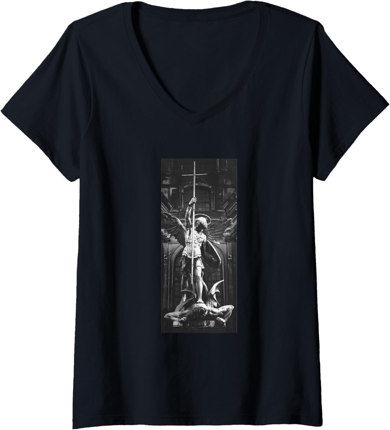 Womens St. Michael the Archangel V-Neck Apparel | US Best Seller