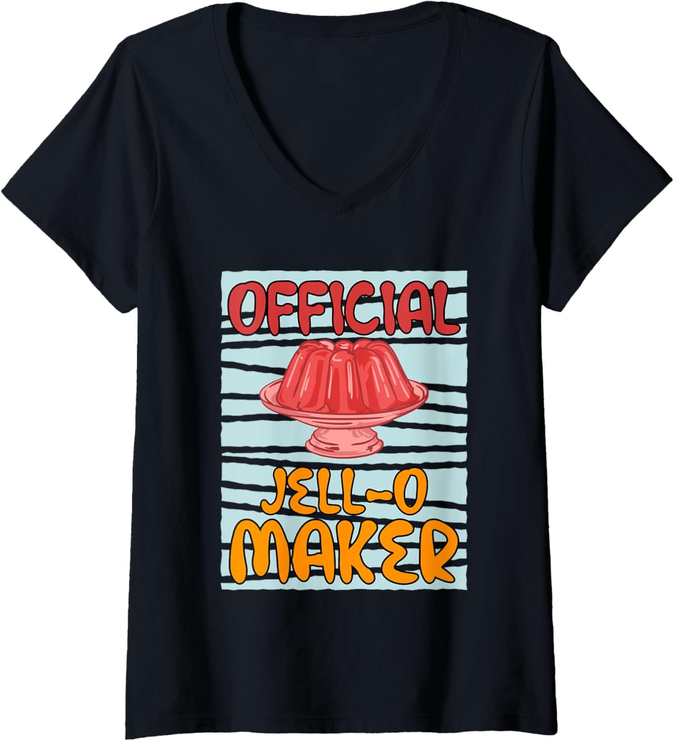 Officially Jell-O Maker Cooking Chef V-Neck Apparel | High Search Volume | Perfect Gift Idea