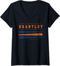 Vintage Baseball Bat Gameday Michael Brantley Houston MLBPA V-Neck Apparel | Everyday Casual Wear