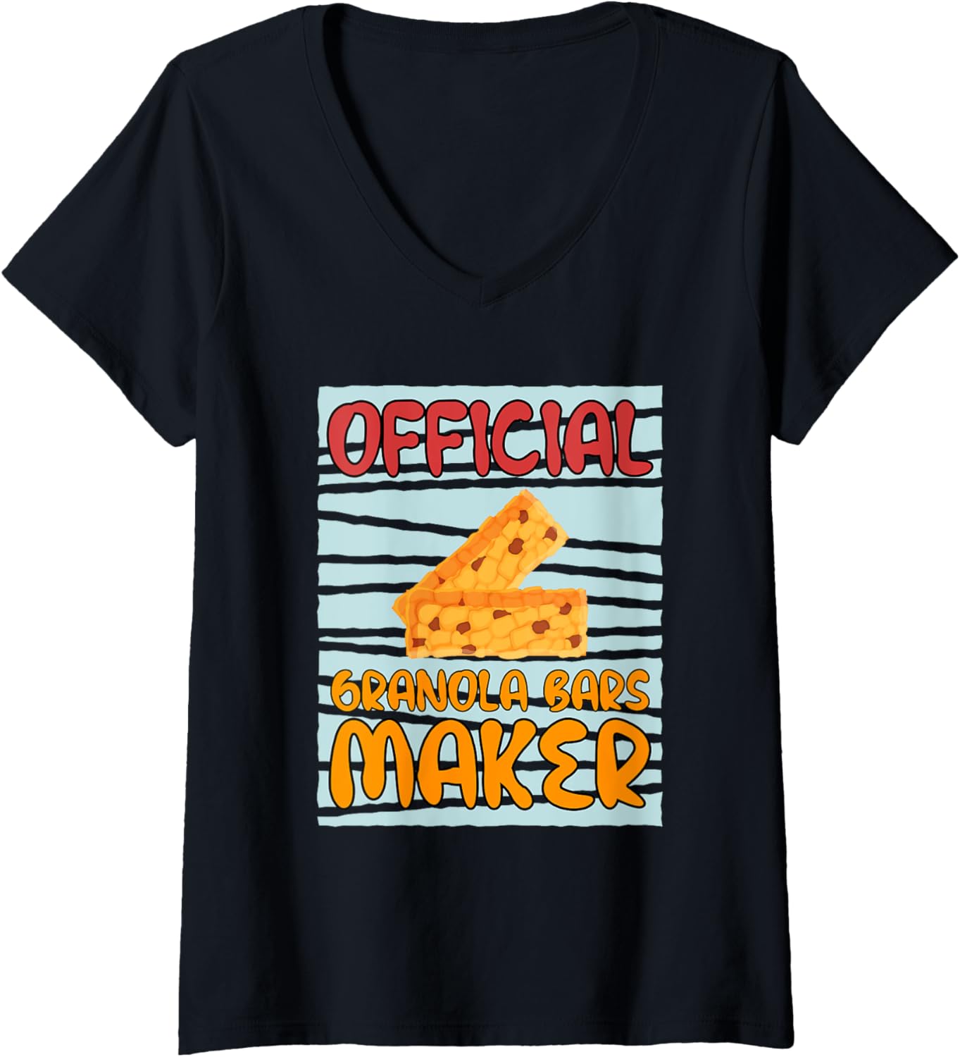 Officially Granola Bars Maker Cooking Chef V-Neck Apparel | High Search Volume | Aesthetic Fit
