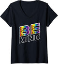 Be Kind Leopard Print LGBT Flag Cheetah Kindness V Neck Apparel High Search Demand Gift Ready