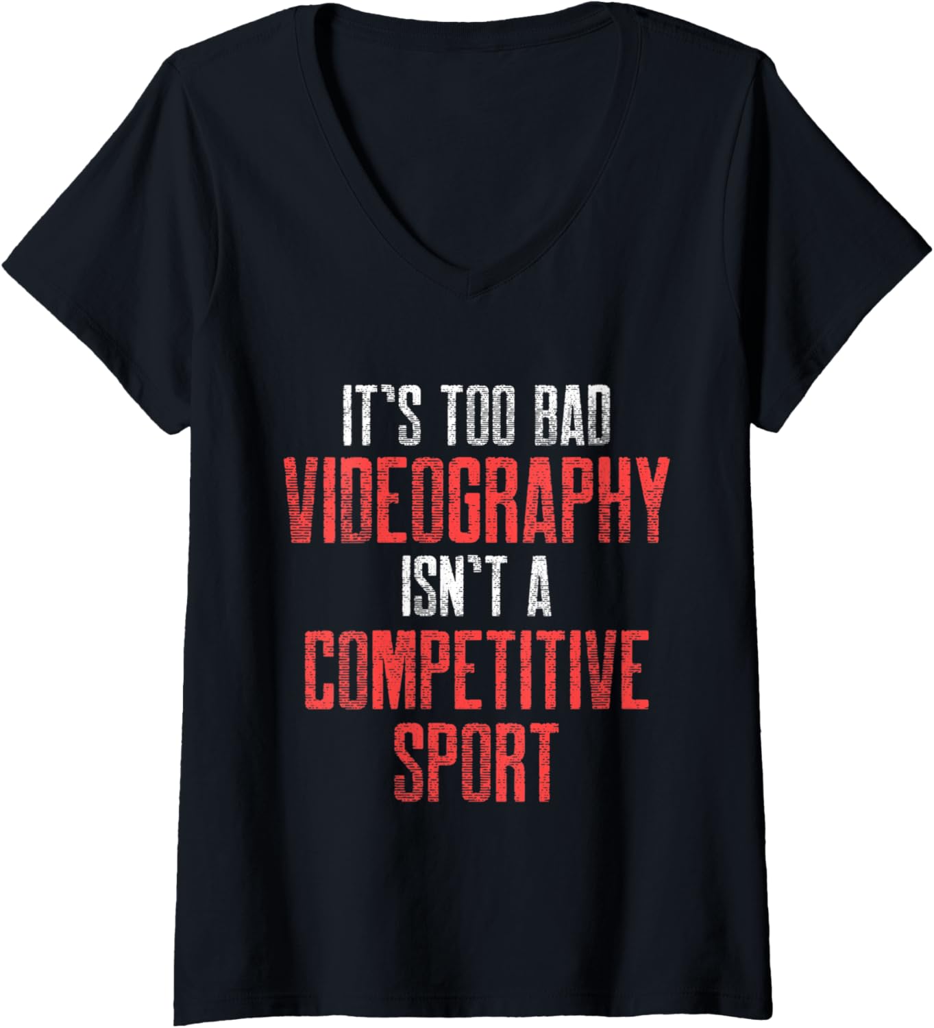 Womens Videographer Sport Videography Filmmaker Gift V-Neck Apparel | Premium Quality | Must-Have Style