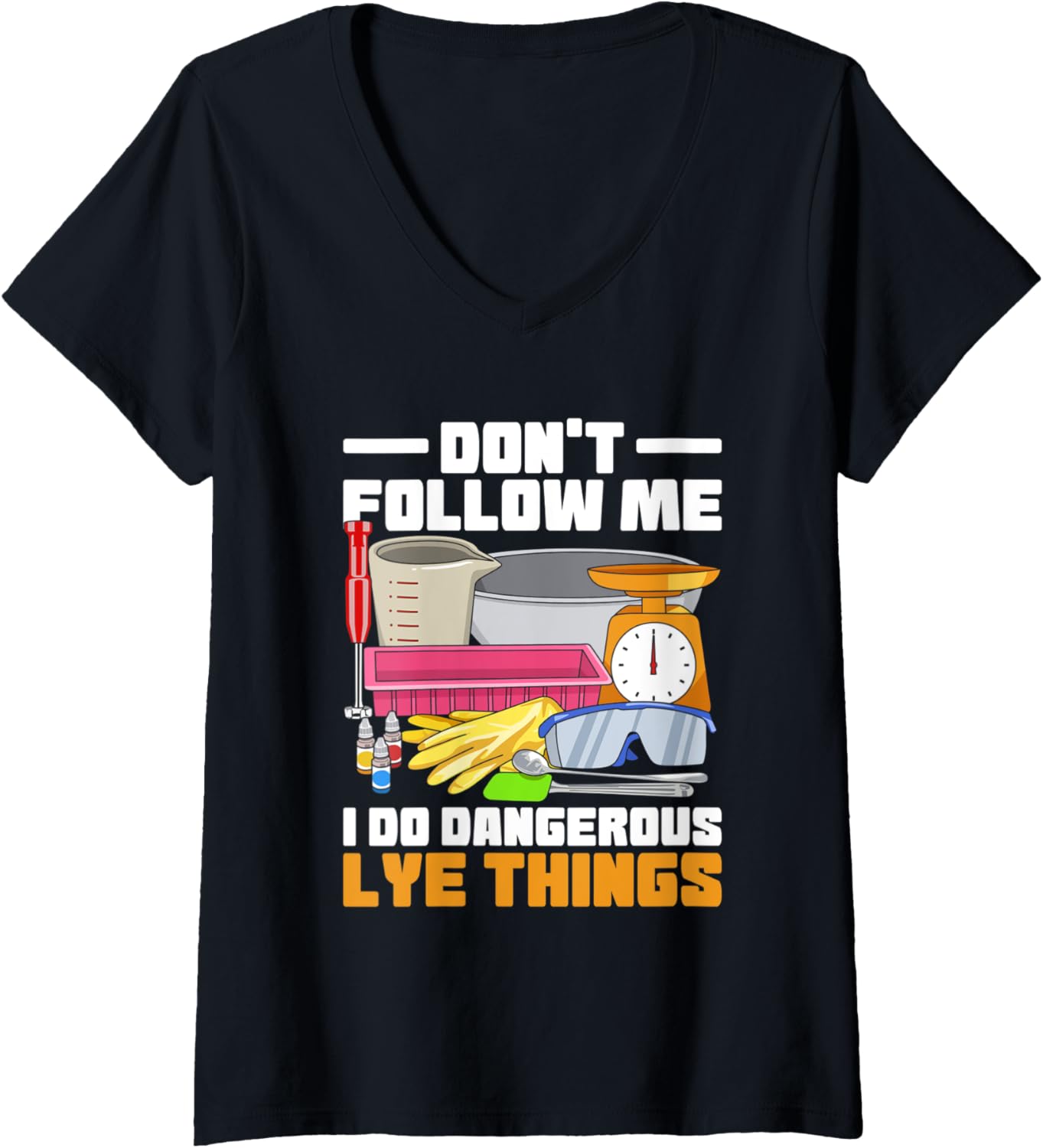 Womens Crafting Soap Maker Design for a Soap Maker V-Neck Apparel | Trending 2025 | Aesthetic Fit