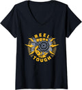 Womens Reel tough Filmmaker's style V-Neck Apparel | Trending 2025 | Must-Have Style