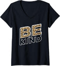 Be Kind Leopard Print Cheetah Kindness V Neck Apparel Streetwear Style Hot Right Now
