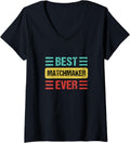 Womens Matchmaker V-Neck Apparel | US Viral Style | Comfort Daily Wear