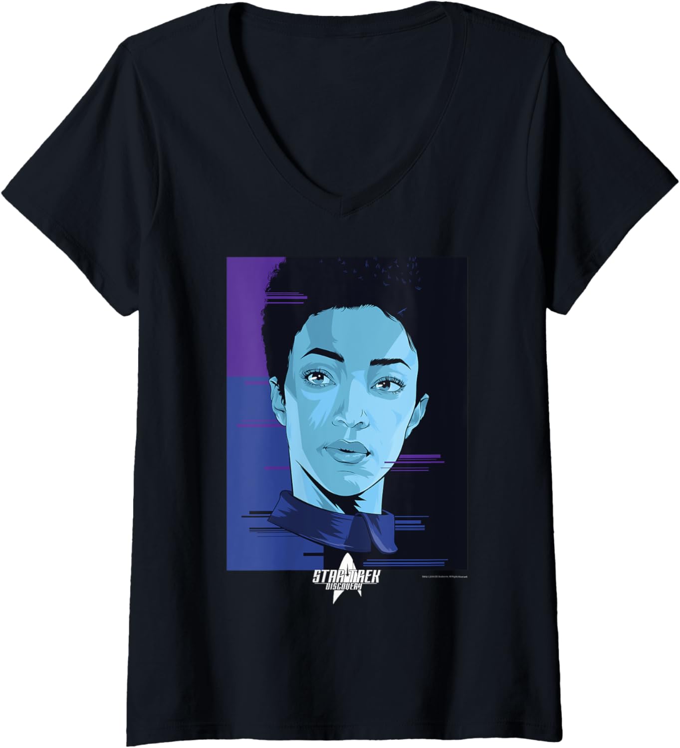 Star Trek Discovery Michael Color Block V-Neck Apparel | Premium Quality