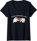 Womens Will Trade Grandchildren for Yarn Knitting V-Neck Yarn Supply | Top Rated | Customer Favorite