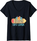 Womens FIRST 1ST GRADE Pencil Leopard Cheetah Print Teacher V Neck Apparel Trending US US Top Pick