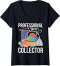 Womens PROFESSIONAL YARN COLLECTOR Yarn Collection Yarn Hoarder V-Neck Yarn Supply | High Search Volume | Perfect for...