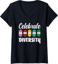 Womens Knitting Wool Yarn Celebrate Diversity Knitting V-Neck Yarn Supply | Trending 2025 | High CTR Title