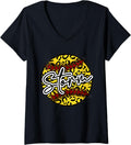 Womens STORM Leopard Cheetah Softball Team Trendy Cute Womans Top V Neck Apparel High Search Demand Best Seller Look